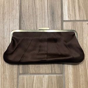 BCBG Brown And Gold Clutch